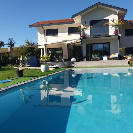 Chambres, Cuisine, Piscine, Spa, Billards, Airhockey, Nature Fillinges Eksteriør billede